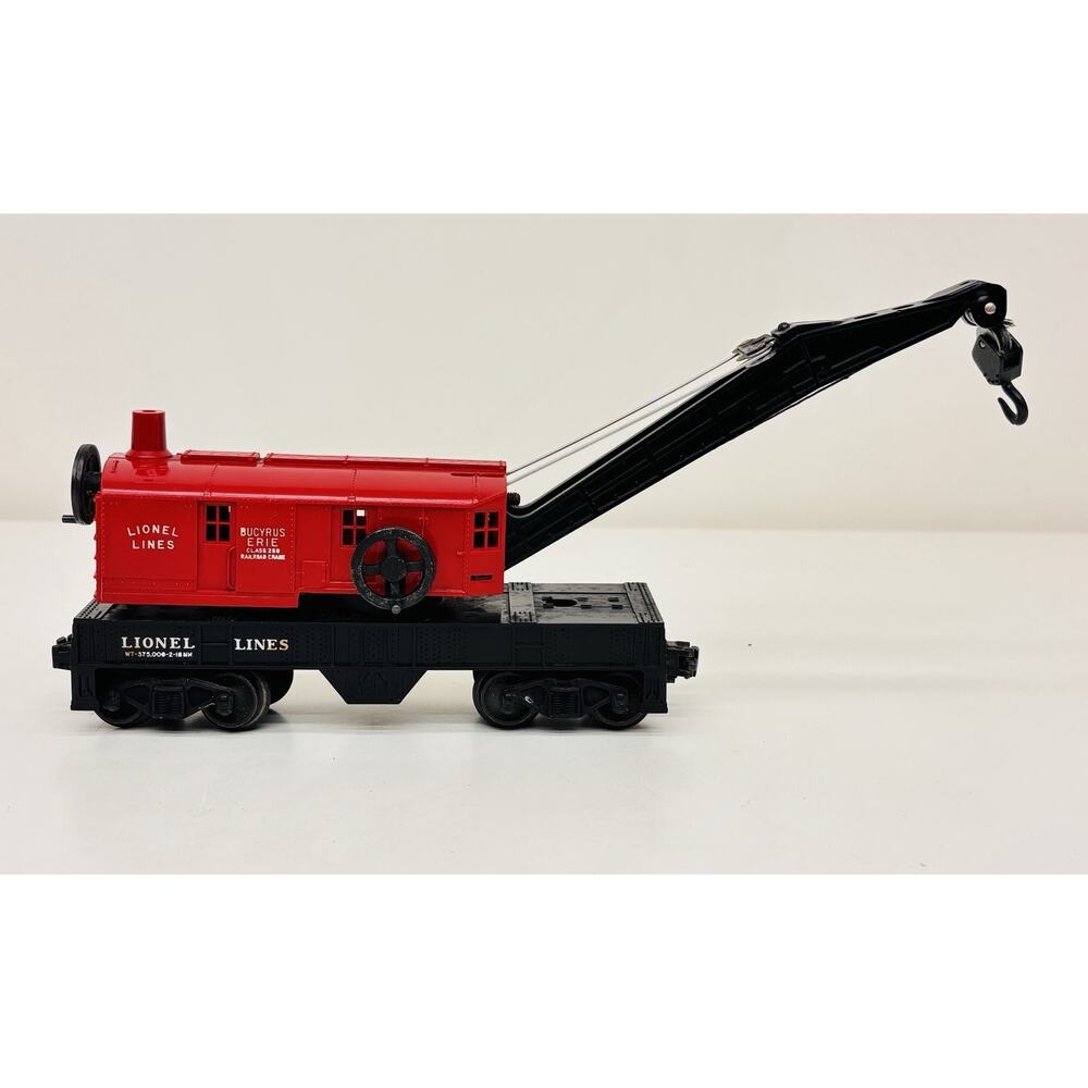 Lionel Postwar O Bucyrus Erie Operating Crane Car 6560 Rare Variation